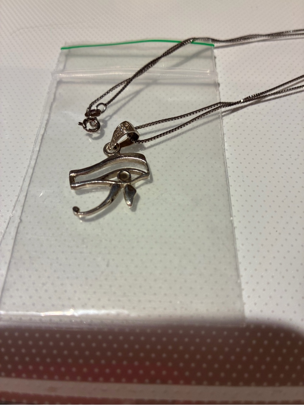 Eye of Horus Silver Pendant Necklace